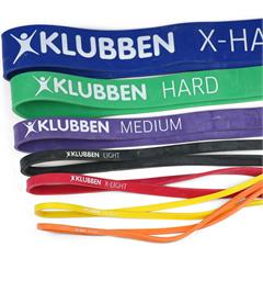 Klubben Vastuskuminauha Powerband 1 kpl | Eri vastuksilla