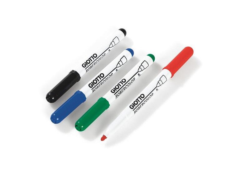 MARKERS WITH DRY WIPE INK Medium MULTICOLOURED | CHISEL TIP 