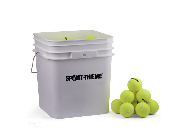 Tennispalloja 60kpl Mukana ämpäri 