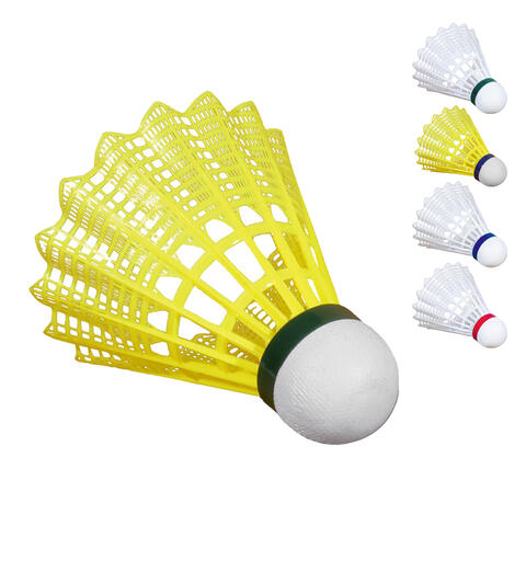 Badmintonball Shuttle 2000 gr&#248;nn (6 stk) Badmintonball med lav hastighet