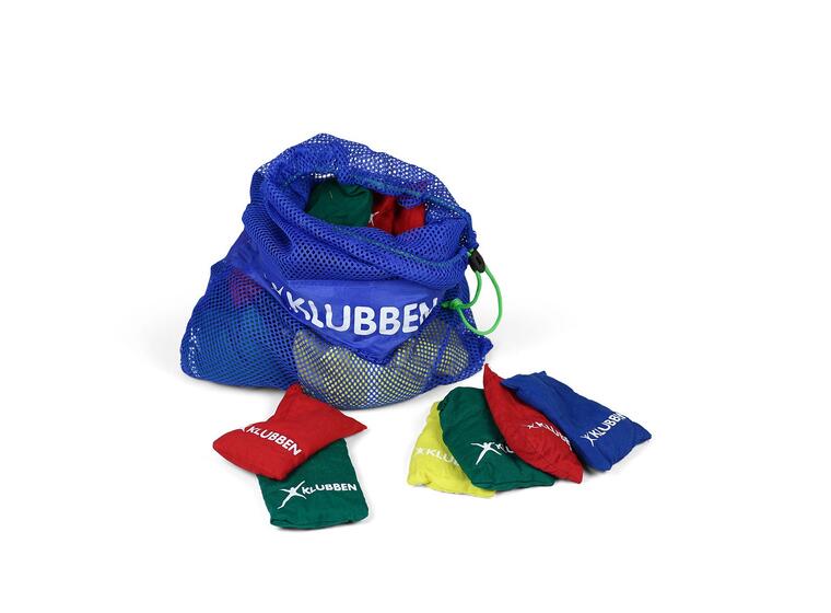 Bean Bags 15 x 10 cm Drill Cotton Cover Set of 32 | 8 of each colour in a bag 