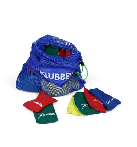 Bean Bags 15 x 10 cm Drill Cotton Cover Set of 32 | 8 of each colour in a bag