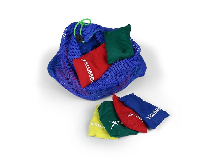 Bean Bags 15 x 10 cm Drill Cotton Cover Set of 32 | 8 of each colour in a bag 