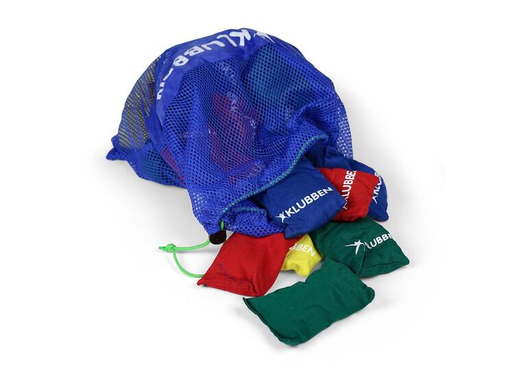 Bean Bags 15 x 10 cm Drill Cotton Cover Set of 32 | 8 of each colour in a bag 