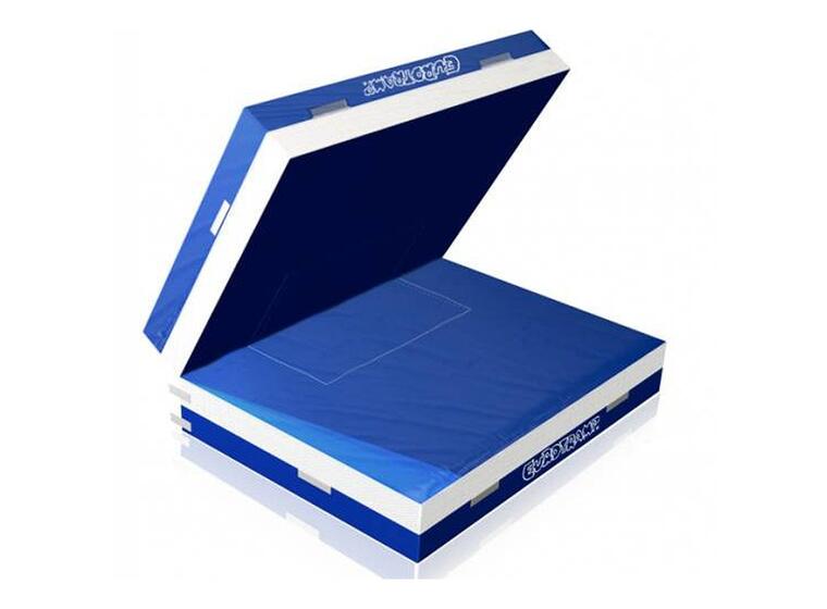 Eurotramp | Hyppymatto Trampoliinilla 300x300x30 cm | Kokoontaitettava 