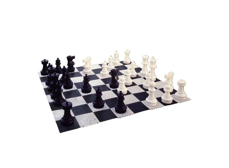 Iso shakkilauta ulkokäyttöön 1,2 x 1,2 m 