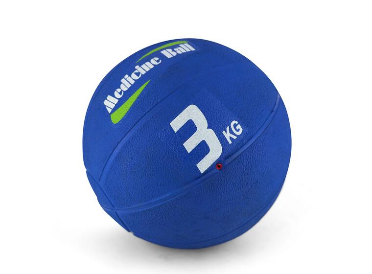 Medicine Ball Rubber 3 kg Klubben Logo 