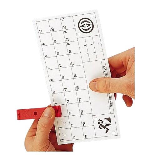 STIFT-KLEMMER Bokstaver