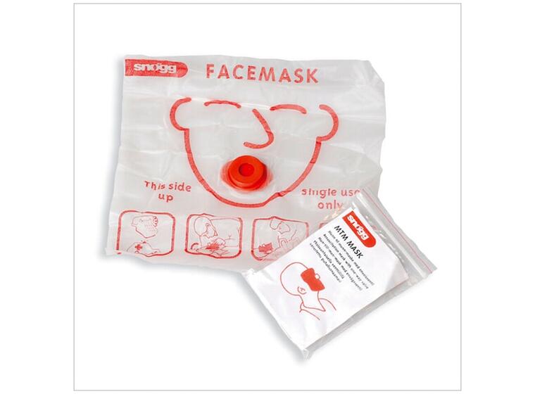 Facemask med enveisventil Munn-til-munn maske 