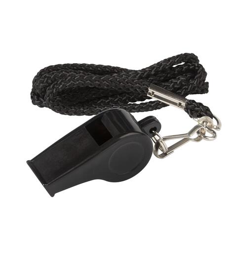 First referee whistle w/ Deluxe lanyard