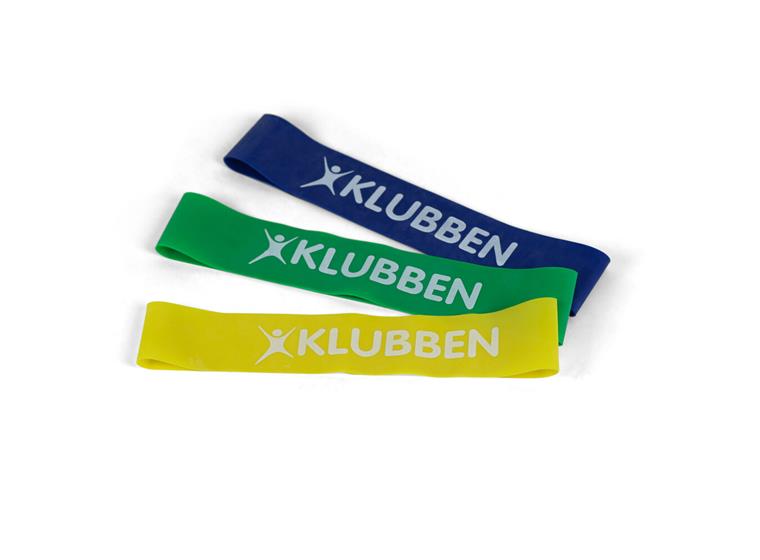 Klubben | Vastuskuminauhasetti Mini 3 kpl | Kolme eri vahvuutta