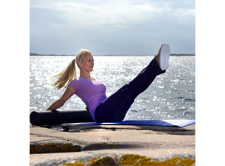 Pilatesrulla Sissel Intense Musta, n. 100 cm