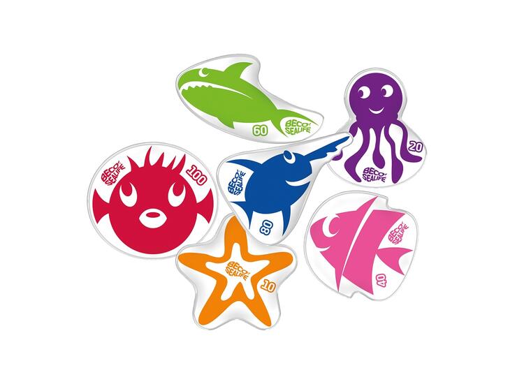 Sukelluslelut Beco-Sealife 6 kpl 
