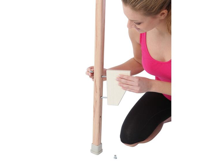 Puujalat, pituus 140 cm Säädettävät jalansijat 