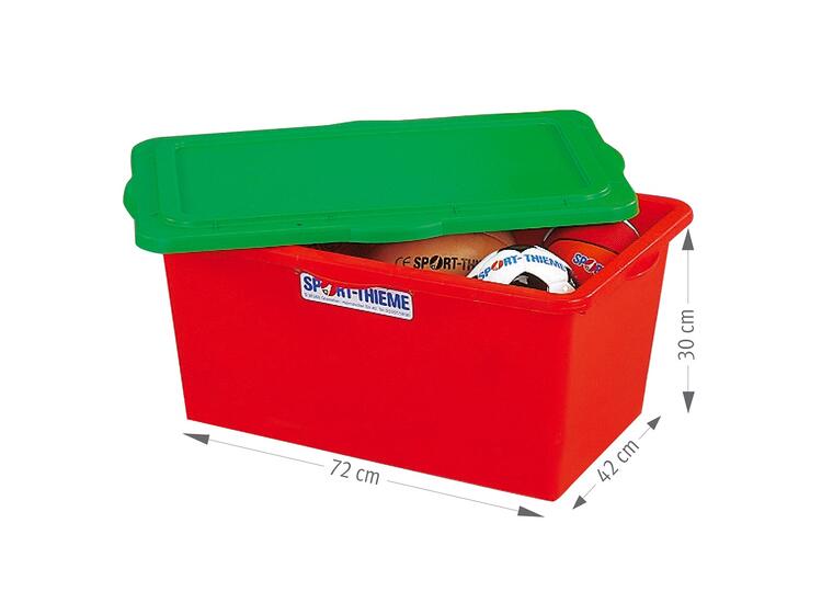 Sport-Thieme® 90-Litre Storage Box, Red 