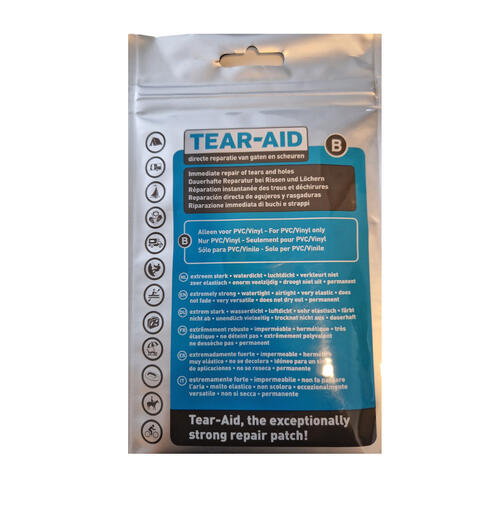Tear-Aid-Paikka AirTrackille