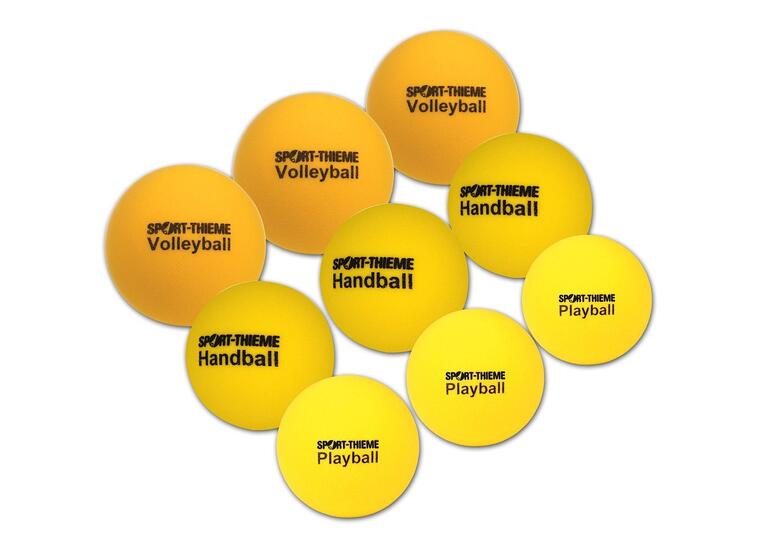 Vaahtopallosetti Sport-Thieme Teamplay 3 peli-, käsi- ja lentopalloa 