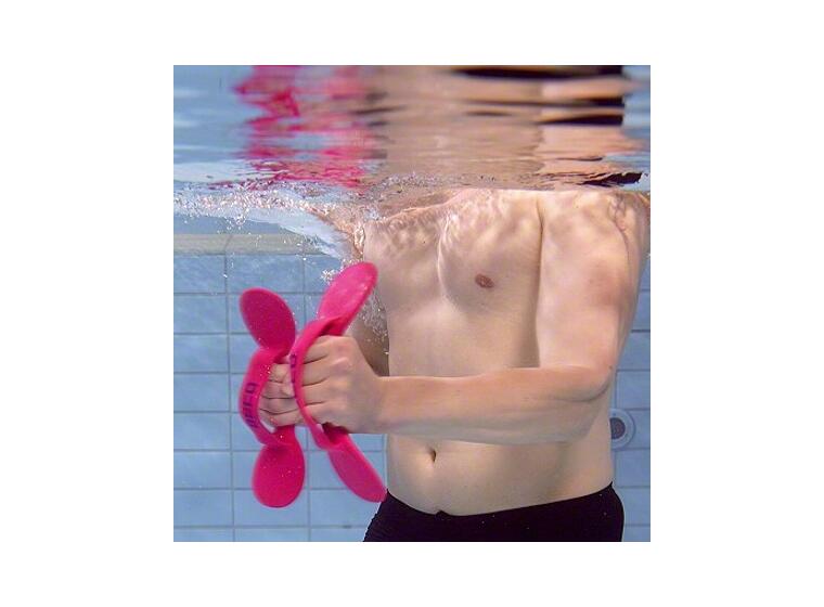 Aqua-BeFlex Käsimelat pinkki Monipuolinen työkalu vesikuntoiluun 