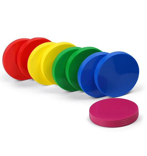 Disc&#39;o&#39;Bocce / 2R - 2Y - 2B - 2G - 1M Set of 9 pcs