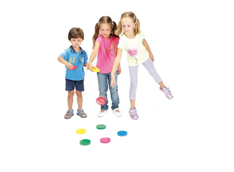 Disc'o'Bocce / 2R - 2Y - 2B - 2G - 1M Set of 9 pcs 