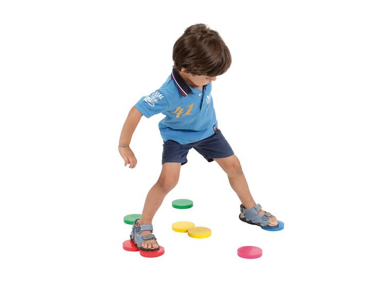 Disc'o'Bocce / 2R - 2Y - 2B - 2G - 1M Set of 9 pcs 