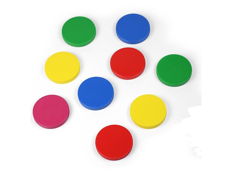 Disc'o'Bocce / 2R - 2Y - 2B - 2G - 1M Set of 9 pcs 