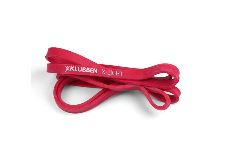 Klubben Vastuskuminauha Powerband 1 kpl | erittäin kevyt - punaine 