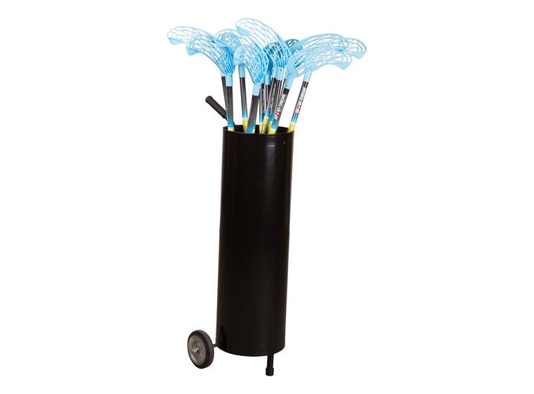 Pyörällinen kuljetus-/säilytysteline Korkeus 95, ø 28 cm, metallikahva 