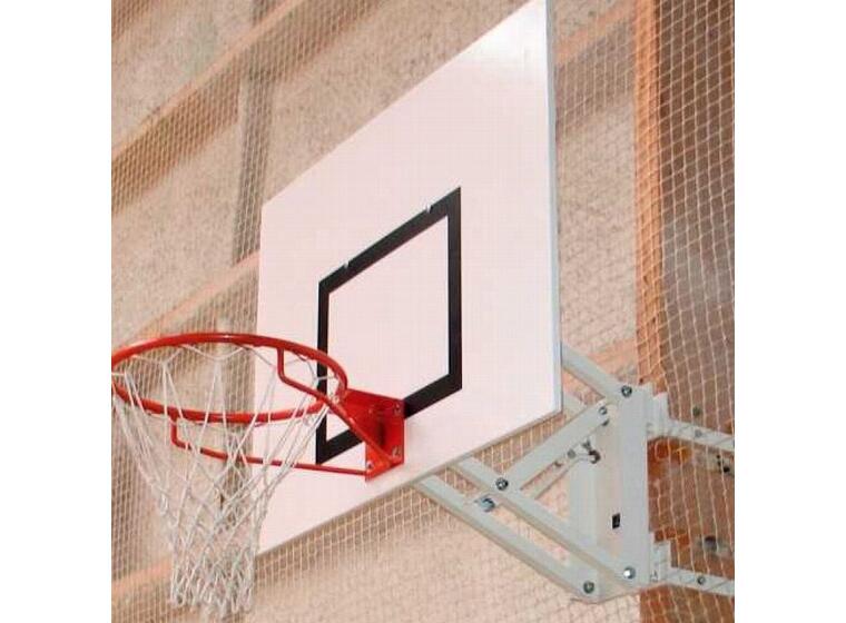 Basketballanlegg veggmontert Høydejusterbart med gassfjæring 