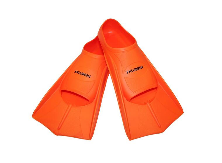Silicone Training Fin - Short Blade Orange - 35-36 