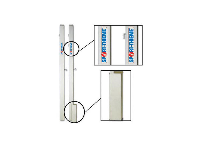 Sport-Thieme | Sulkapallopylväätl 2 kpl | 80x80 mm 