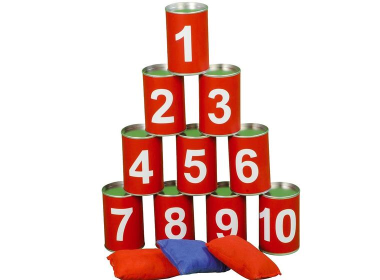Tin Throwing with Numbers 