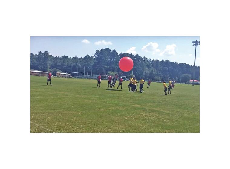 Jättepilatesboll  180 cm Gigantisk boll | Röd 
