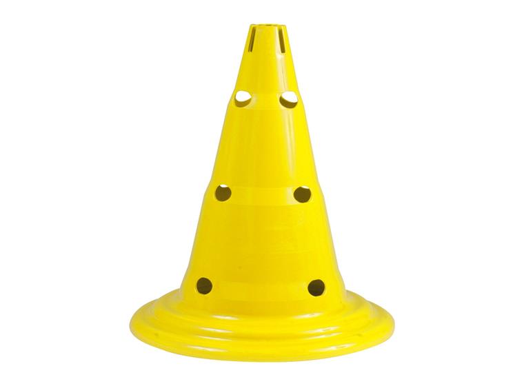 Merkkikartio joissa reikiä 1kpl | 30 cm 8 koloa, keltainen