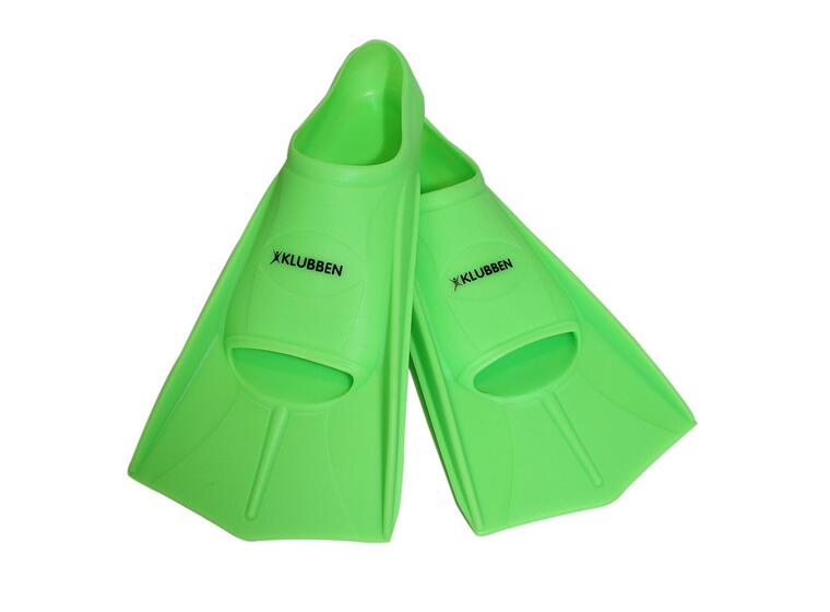 Silicone Training Fin - Short Blade Green - 37-38 