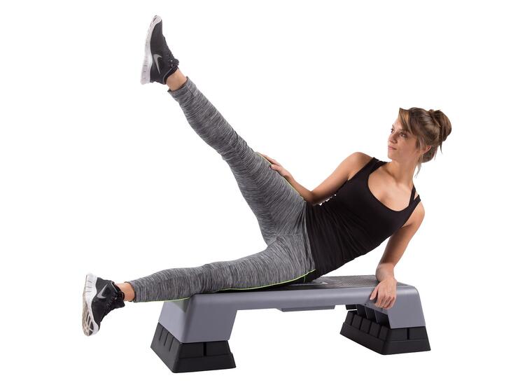 Sport-Thieme Aerobic Steppilauta 97x36 cm, 5 v. takuu, säädettävä korkeus 