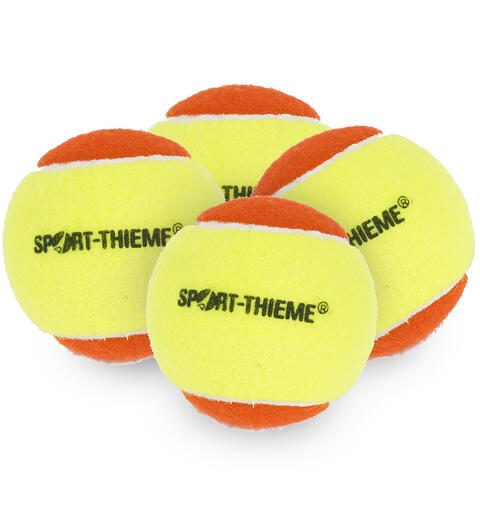 Tennisballer Soft Jump 4 stykk | Oransje Niv&#229; 2 (7-11 &#229;r )