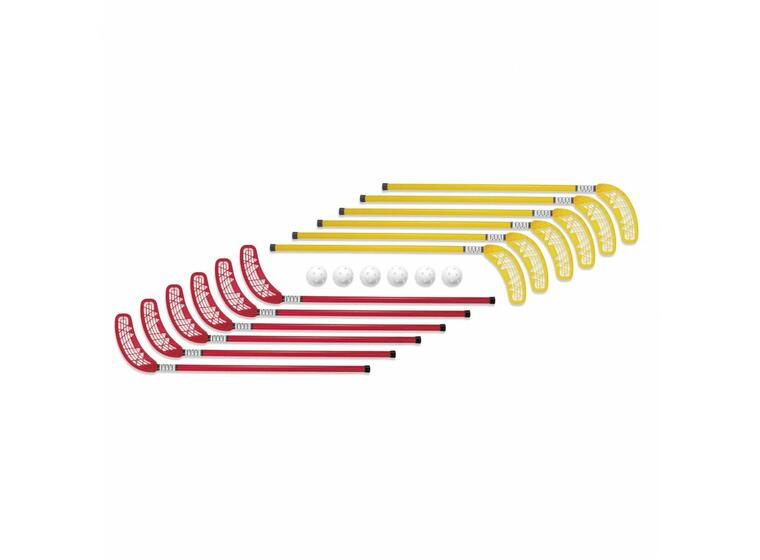 Innebandykøller Unihoc Kids 80 cm. Sett 10-13 år. Rett blad12 køller, 6 baller 
