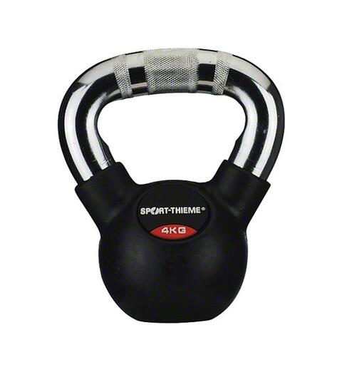 Kahvakuula kumitettu 4 - 32 kg Luistamaton kahva kromia