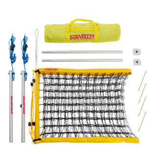 Rantalentopallo-setti Standard 9,5 m Ilman rajamerkintäköyttä
