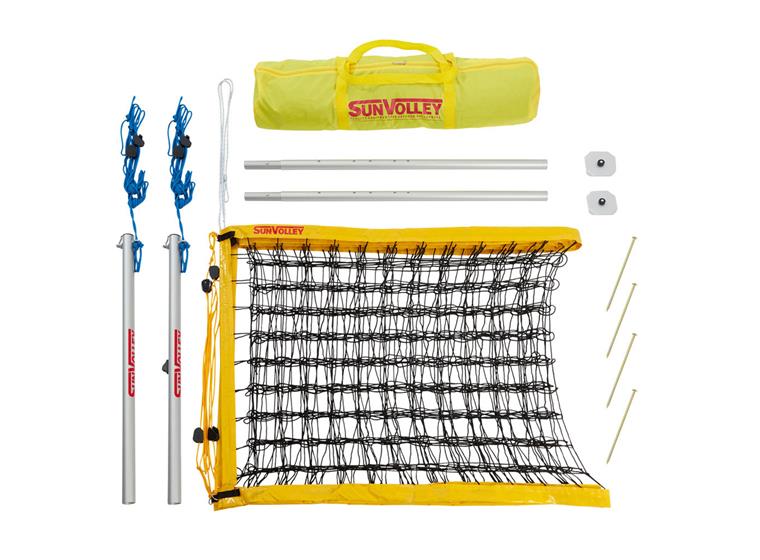 Rantalentopallo-setti Standard 9,5 m Ilman rajamerkintäköyttä