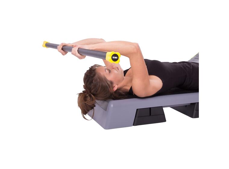 Sport-Thieme® Steel Weighted  Bar, 5 kg, yellow 