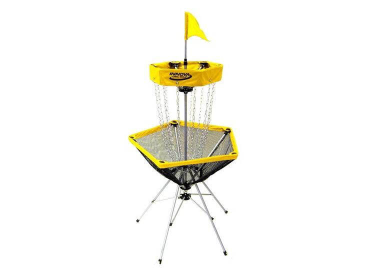 Guru Disc Golf portabel kurv Mobilt frisbeegolf mål med bæreveske 