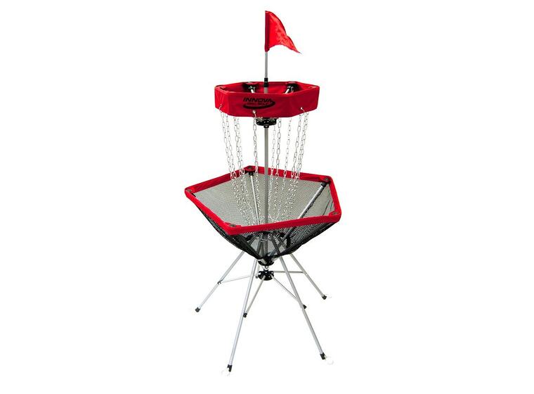 Guru Disc Golf portabel kurv Mobilt frisbeegolf mål med bæreveske 