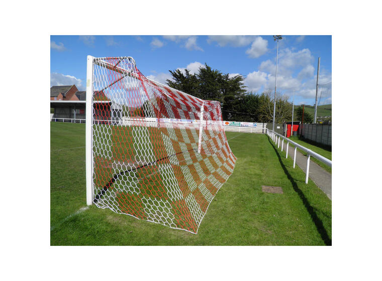 Knotless Youth Football Goal  Nets with Chess Board Pattern 