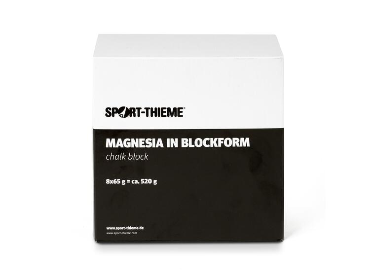 Magnesium i blokkform sett 8 stk à 65 gram 