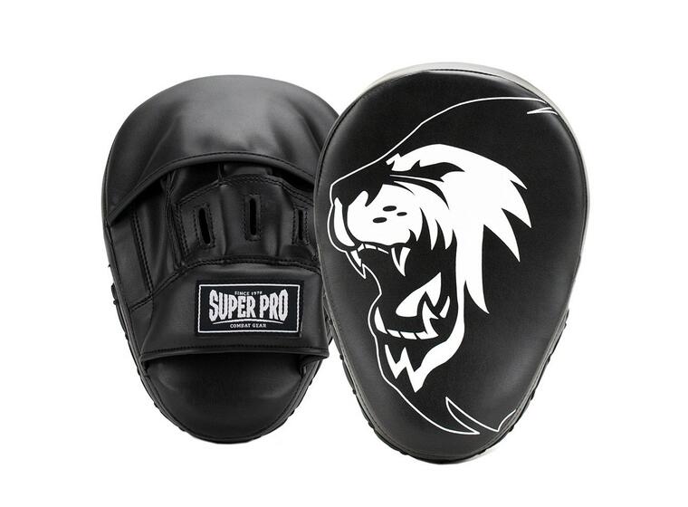 Super Pro Curved Punch Pads Black/ White 