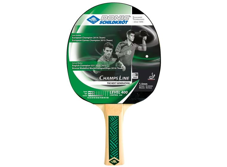 DONIC® Schildkröt Tischtennisschläger "Champs 400" Table tennis bat 