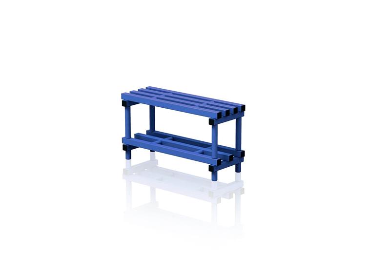 Single benches Blue 90 x 35 x 49 cm 