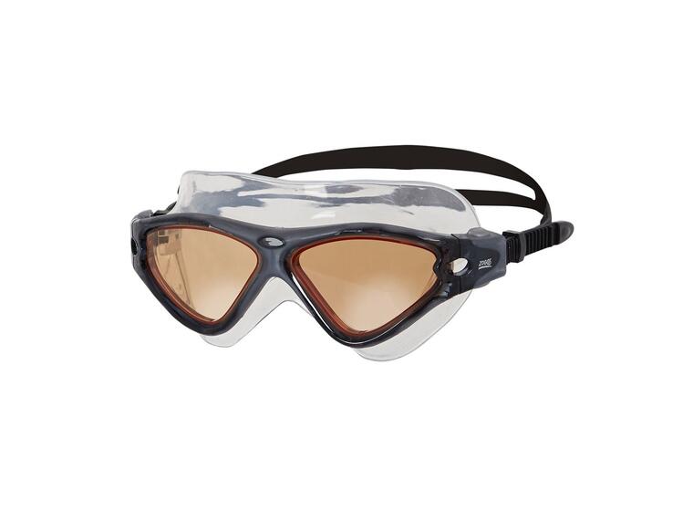 Zoggs | Tri-Vision Mask Uimalasit Kuparinvärinen linssi | Musta kehys 